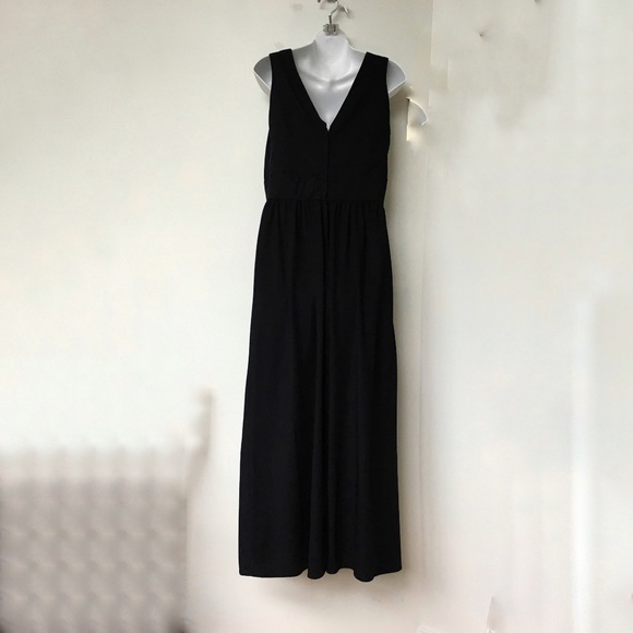 Vintage Dress By Randy Collection Black Sleeveless Empire Waist - Picture 3 of 5